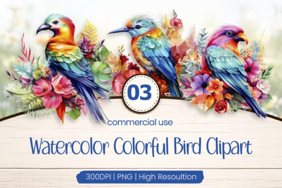 Download Colorful Bird Clipart PNG - Bird clipart png Collection