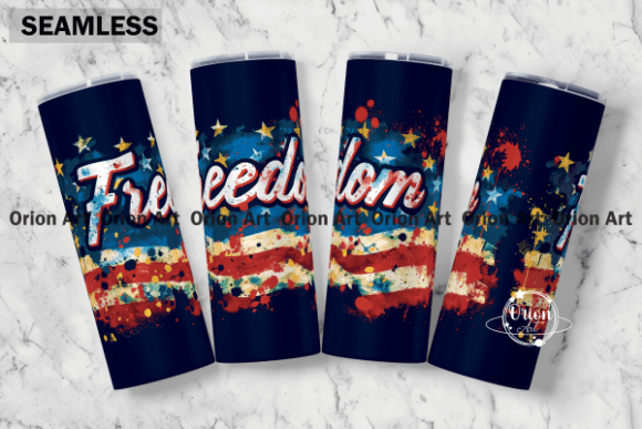 Download Freedom USA Flag Tumbler Wrap PNG - Usa flag tumbler Collection