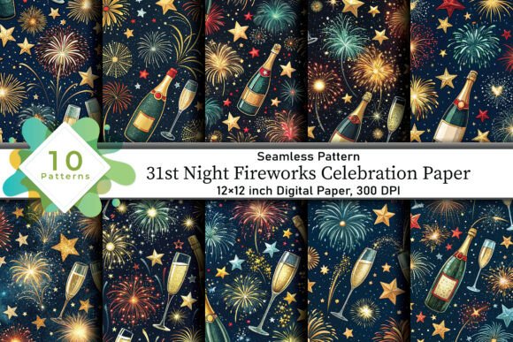 Download 31st Night Fireworks Celebration Paper - Fireworks celebration Collection