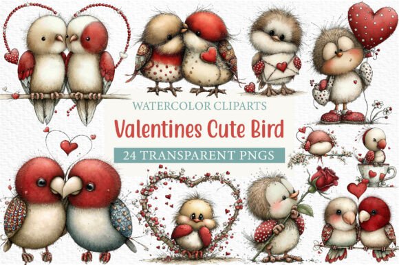 Download Valentines Cute Bird Clipart Png - Bird clipart png Collection